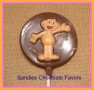 325sp Orange Friend Chocolate Candy Lollipop Mold